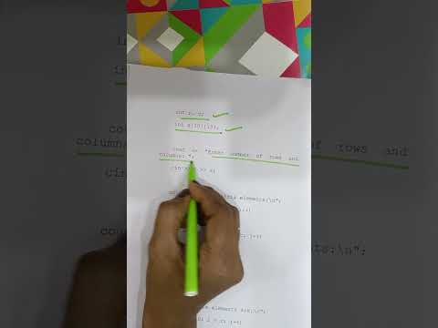 Trik Array 2D dalam Struktur Data @btechcsetutorial