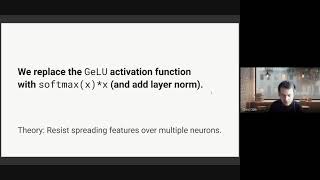 Details Softmax Linear Unit (softmax(x)*x) Neurons - Preliminary Results Update
