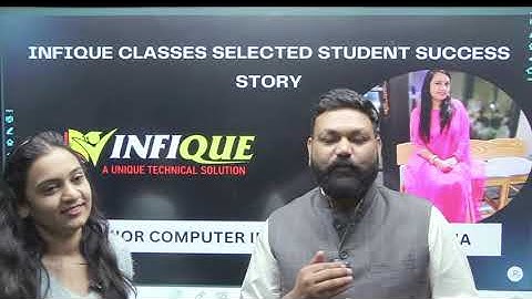 Success Story || Sr. Computer Instructor SELECTED SEEMA JHALANI || INFIQUE CLASSES