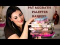 PAT MCGRATH EYESHADOW PALETTES RANKED!  Ranking my Pat McGrath Palettes from least to best!