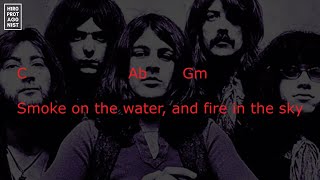 LYRICS+CHORDS: Deep Purple - Smoke on the Water (Machine Head, 1972)