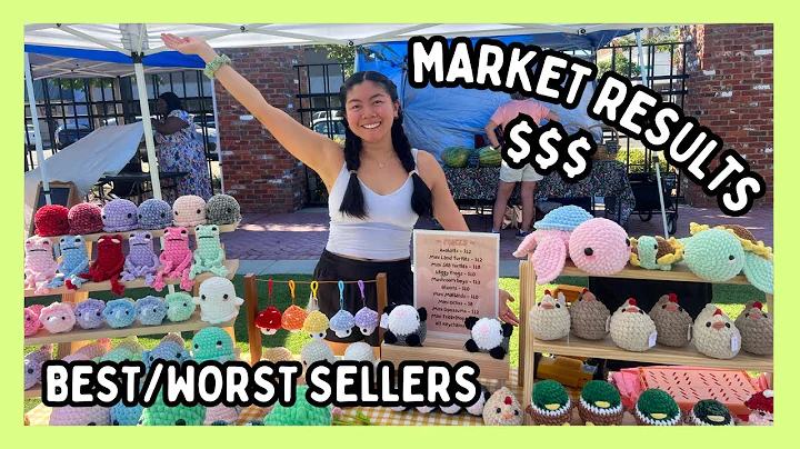 How Much $$ I Made, Best Sellers, Prices, What Didn't Sell 🍀 Crochet Market Vlog, Amigurumi Edition