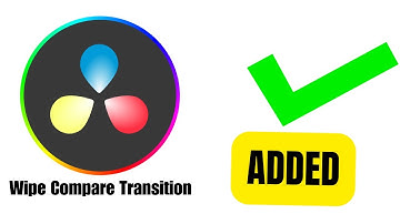 How to Add Wipe Compare Transition  In Davinci Resolve WORKS NOW!