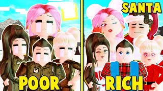 WE WERE POOR UNTIL SANTA CAME TO TOWN ON BLOXBURG! (Roblox)