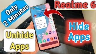 Realme 6 Hide & Unhide Apps , How To Hide Apps in Realme 6