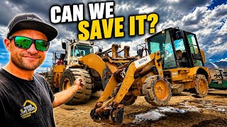 non running abused CAT 904B wheel loader, can we give it a second chance?!?!?!?
