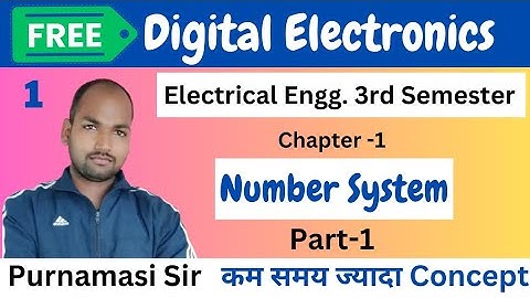 #1 Number System | Digital Electronics | Electrical 3rd Semester @PolytechnicPathshala
