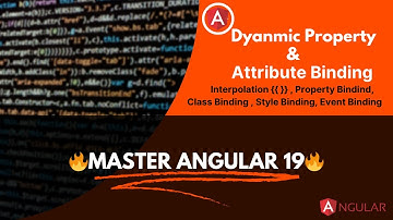 Learn Angular  19: Master Dynamic Property & Attribute Binding in Angular | for Beginners #Episode 6