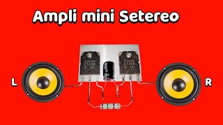 Mini amplifier setereo suaranya mantap