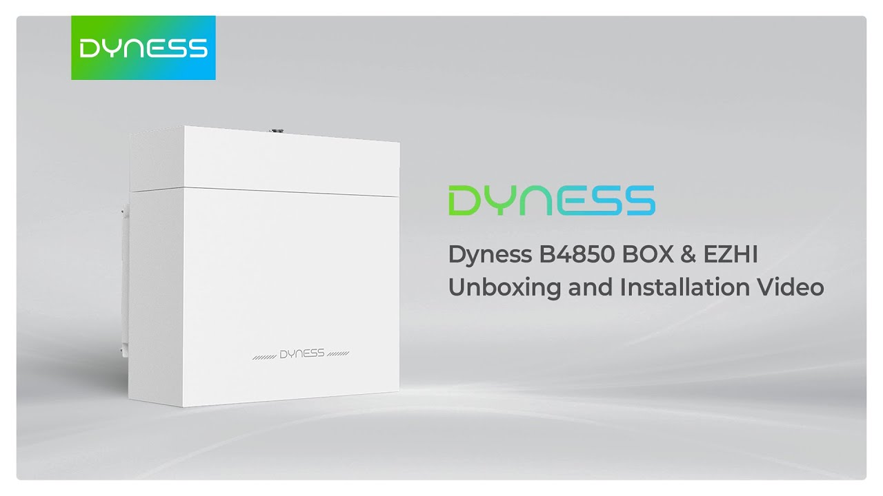 Dyness B4850 Box & AP EZHI Unboxing and Installation Video - YouTube