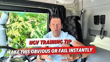Want to fail your HGV test before you even hit second gear?
