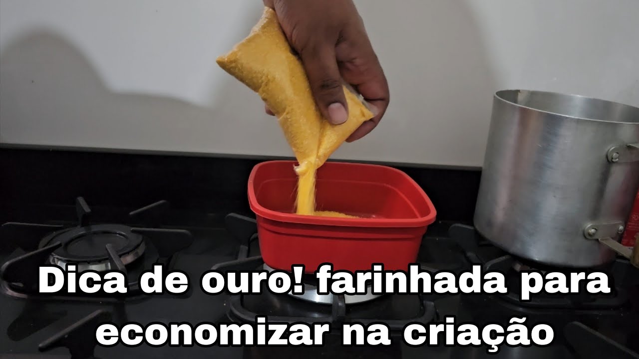 Receita de farinhada para economizar nos custos da criação 