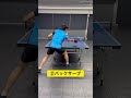 【卓球】バック待ちしやすいサーブ3選 #Shorts