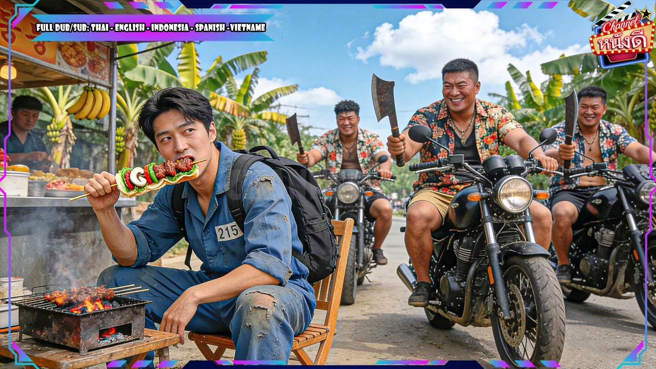 หนุ่มเพิ่งพ้นคุกนั่งกินบะหมี่ข้างทางถูกหาเรื่อง ก่อนเผยเป็นเทพสงครามปราบทั้งแก๊ง