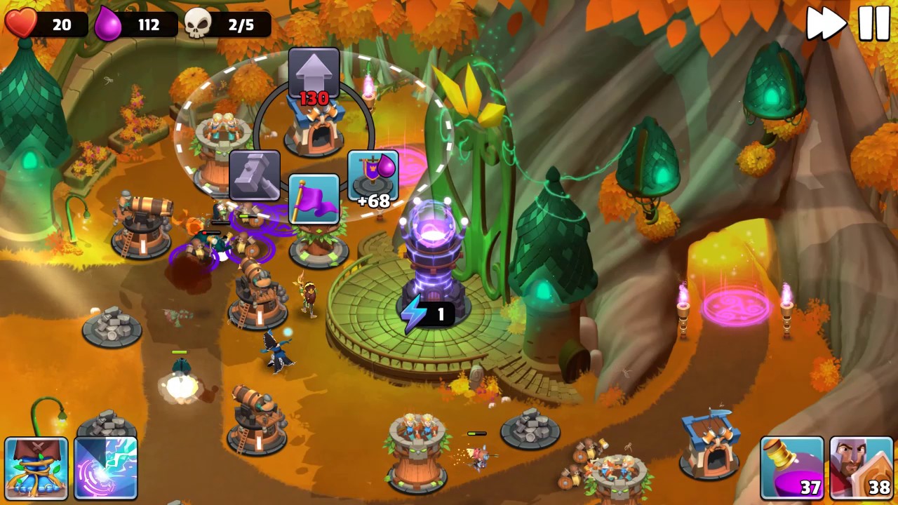 Castle Creeps TD - Chapter 16 Level 61-Brightstar Shrine 3 Stars