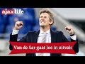 ISKRENA EMOCIJA Van der Sar sa navijačima Ajaksa slavio gol kao malo dete (VIDEO)