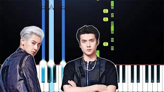 EXO-SC 세훈&찬열 '척 (Telephone) (Feat. 10CM)(Piano Tutorial)