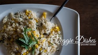 夏限定！相性抜群のトウモロコシと大葉のチャーハンの作り方：How to make Fried Rice with Corn and Shiso | Veggie Dishes