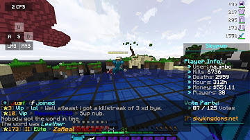 Hacker on skypvp skykingdoms