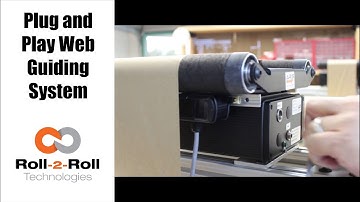 Plug and Play Web Guiding System from Roll-2-Roll Technologies