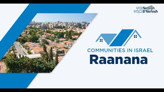 Communities in Israel: Raanana