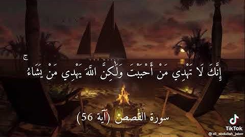 سورة القصص ايه (56) تلاوة علي جابر