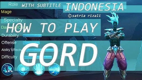 THE NEXT TONY HAWK!!? - HOW TO PLAY GORD -TIPS AND TRICK Mobile Legends : Bang Bang