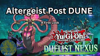 Altergeist Post DUNE First Look (Part One) Deck Profile + Gameplay