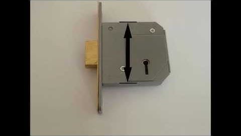 How to take measurements on a Mortice Dead Lock
