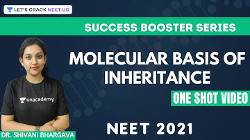 Molecular basis of inheritance | Part 1 | One Shot Video | Success Booster Series | NEET 2021