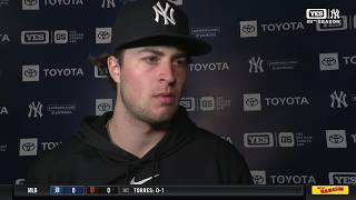Cam Schlittler on throwing 7 innings of 1-run baseball in loss to ATL