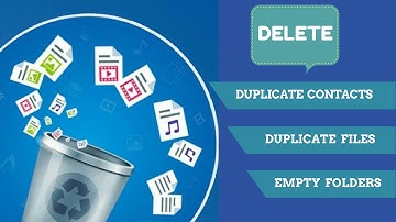 Delete duplicate files, contact and empty folders in tamil.