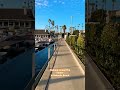 Walking around The harborin Redondo Beach in Los Angeles