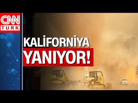 ABD’de orman yangını sırasında ‘alev hortumu’ ortaya çıktı