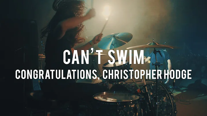 Can't Swim - Congratulations, Christopher Hodge (LIVE) - Michael Sichel (Drum Cam)