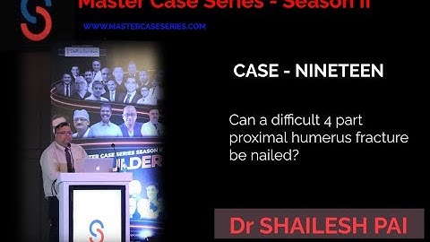 Master Case Series-Season II- Dr. Shailesh Pai