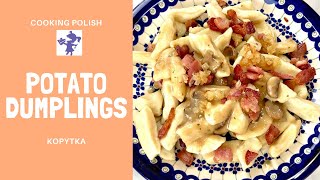 Potato Dumplings - How to Make Kopytka Using Leftover Mashed Potatoes by Cooking Polish 2,534 views 3 years ago 3 minutes, 13 seconds