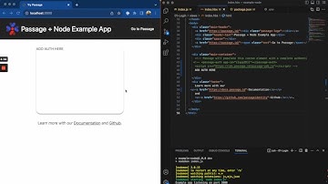 How to implement passkey authentication in a Node.js app using Passage