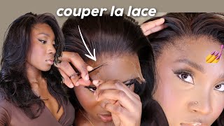 La MEILLEURE FAÇON DE COUPER SA LACE EN 2023 REGARDE CETTE VIDÉO ft XRSBEAUTYHAIR *New Clear Lace* screenshot 3