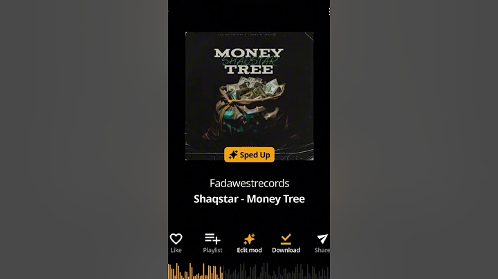Shaqstar- Money Tree (Sped Up)