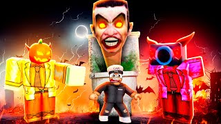 Using The Halloween Units In Toilet Tower Defense In Roblox