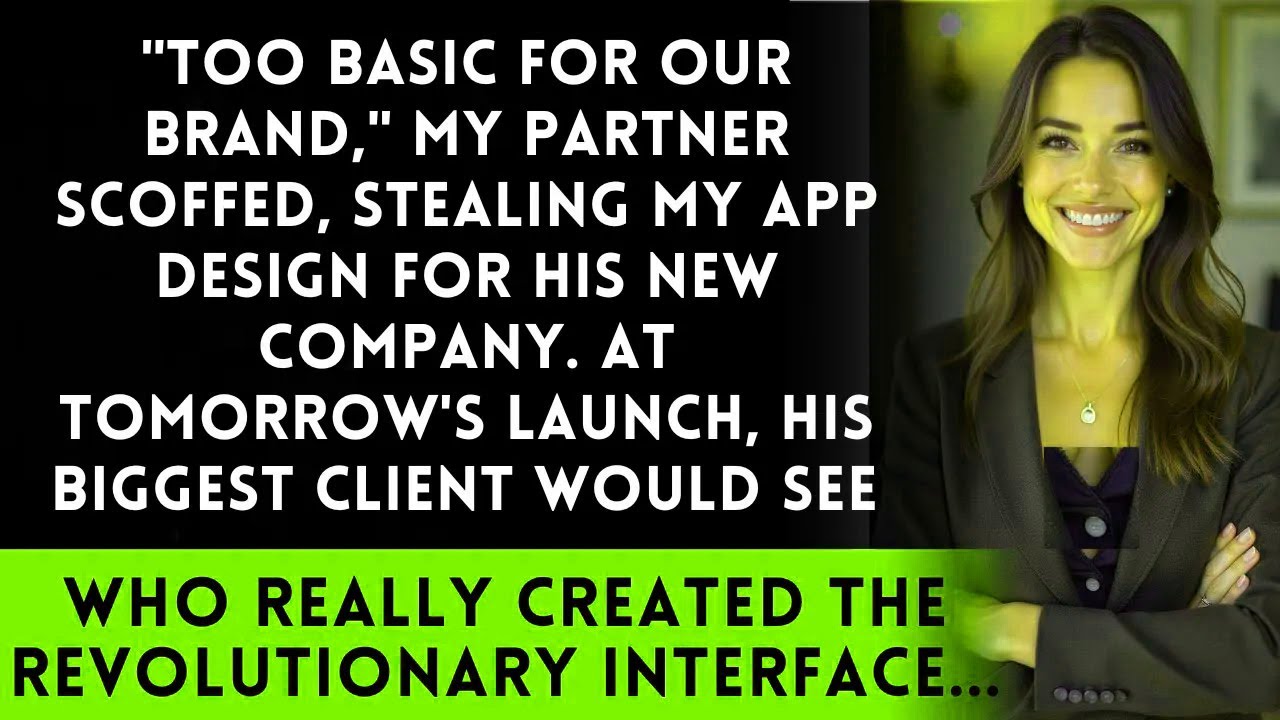 Partner Claimed My App Design Was 'Basic', His Billion-Dollar Client Saw The Real Blueprint!