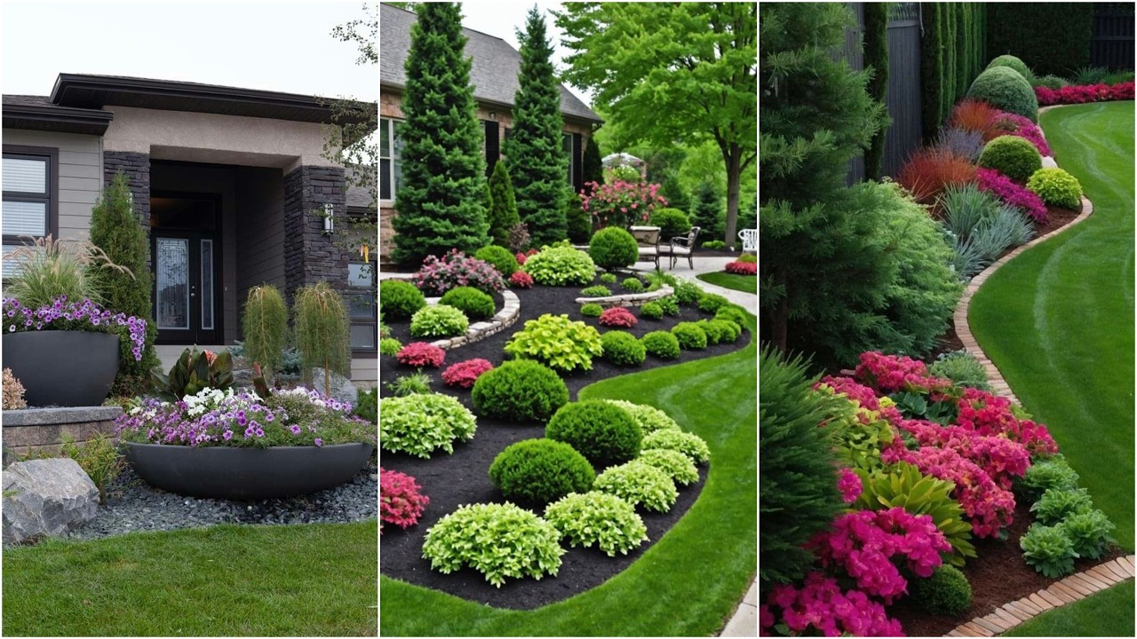 Small home garden design pictures Simple home garden design Village Home garden design