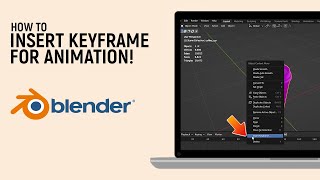 How to Insert Keyframes for Animation in Blender Software [easy]