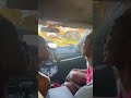 black Girls in car doing some sloppy kissing