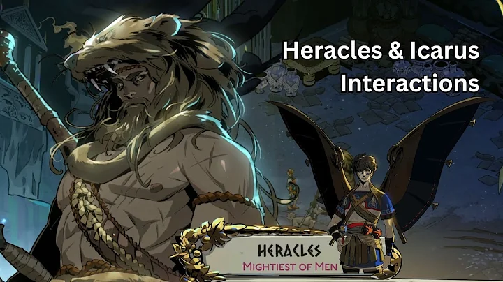 Hades II - Heracles was the One Who Buried Icarus | All Heracles & Icarus Interactions