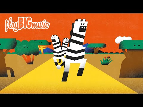 一百隻斑馬 小啼大作兒童音樂 One Hundred Zebras by Play BIG Music