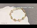 Cat Paw Bracelet Tutorial 🐾 26072 Cute Beaded Macrame Design  Easy DIY Friendship Bracelet