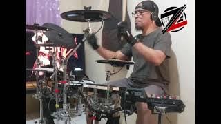 Terendap laraku - Naff ( drum cover ) #aromadrumelektrik  #drumcover #terendaplaraku #fyp