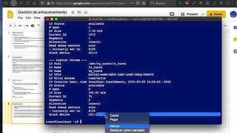 Volúmenes lógicos (LV) - RedHat / Rocky Linux / Alma Linux / Oracle Linux / CentOS